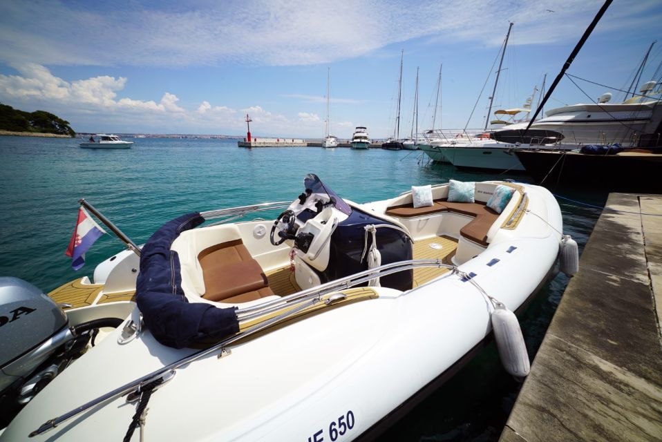 Zadar: Guided Speedboat Tour with Food, Oil & Wine Tasting - Galevac (Školji) and St. Paul The Hermit: monastery calm after speed
