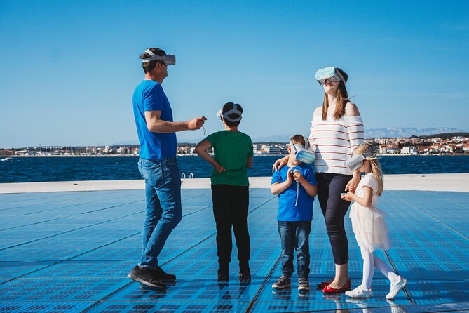 Zadar Guided Tour with Virtual Reality Experience - The Roman Forum: VR from above, then you stand at the center