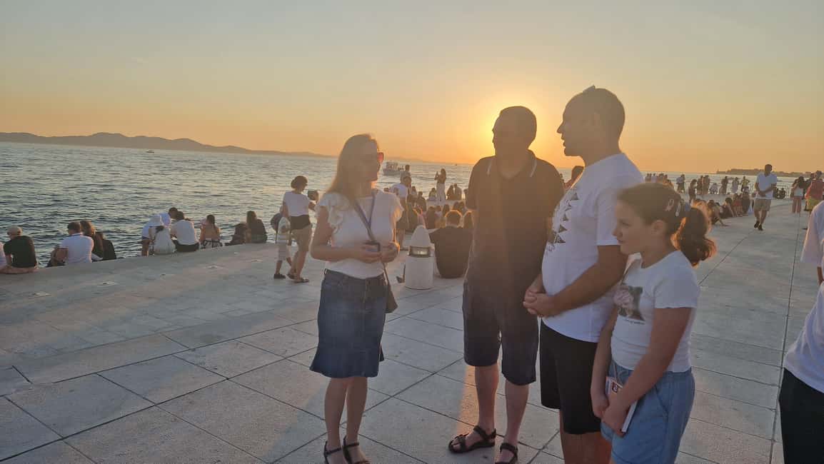 Zadar: Hidden Gems and History Tour - Starting at The Greeting to the Sun: Your route begins with a modern anchor