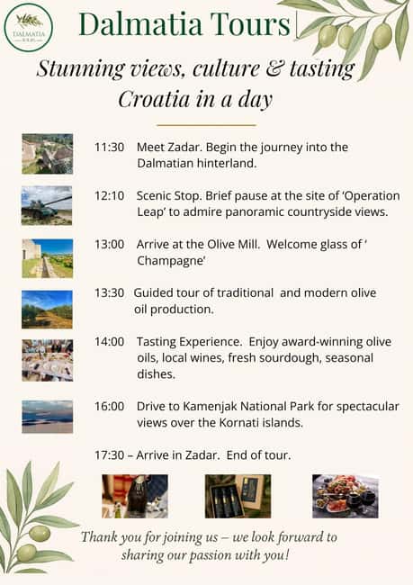 Zadar Olive Oil & Wine with Dalmatian Views & History - Why this Zadar olive oil and wine trip feels like a good deal