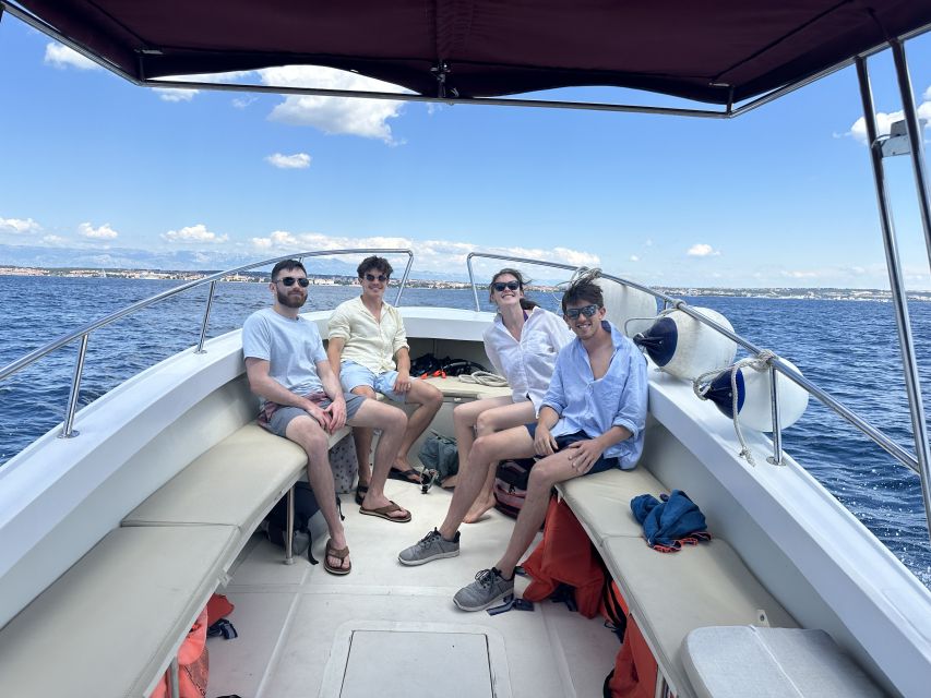 Zadar: Original Island-Hopping Speedboat Tour - Value check: $36.28 ticket plus docking fees