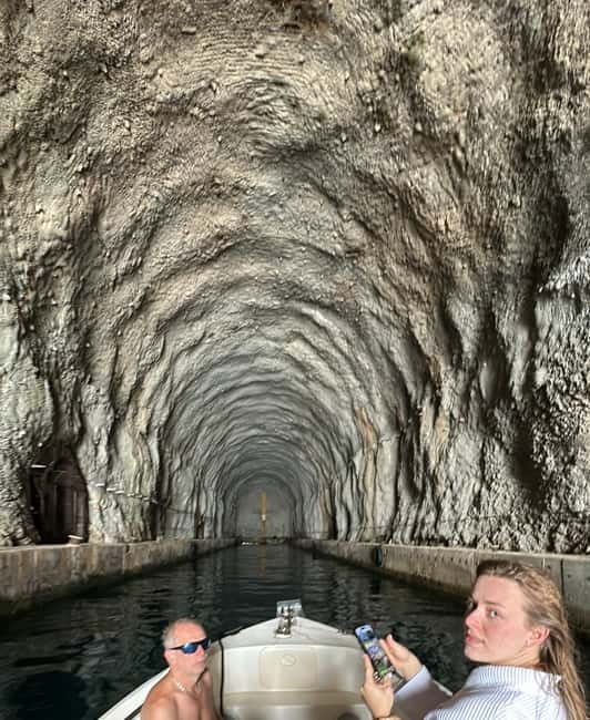 Zadar: Sakarun Beach & Dugi Island Speedboat Tour w/Diving - Oil mill and the military tunnel: small stops with a big story feeling