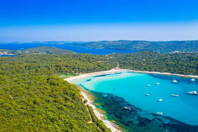 Zadar: Sakarun Beach & Dugi Island Speedboat Tour w/Diving - Božava lunch: beef, fish, or vegetarian, and how the timing can affect your mood