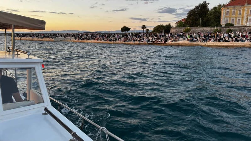 Zadar: Sunset boat tour with champagne - Skippered cruise vs renting a boat on your own