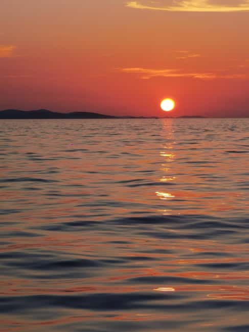Zadar: Sunset boat tour with champagne - Where you meet the boat: INA pier on Obala kneza Branimira