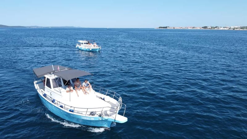 Zadar: Sunset Cruise by Vintage Boat with Wine and Snacks - The Sea Organ stop: when the waterfront starts singing