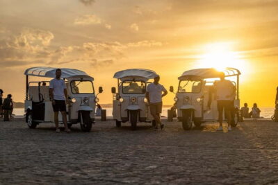 Zadar: Sunset Eco Tuk Tuk Tour - Land Gate and the Zadar Sphinx: Venetian Power and a Weirdly Wonderful Photo Stop