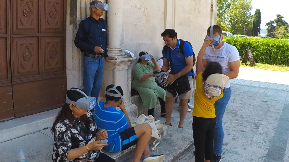 Zadar: Virtual Reality Guided History Walking Tour - WWII from the air and sea: what the tour conveys well