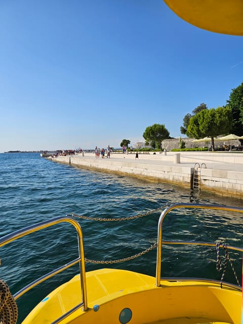 Zadar: Yellow Semi-Submarine Underwater Exploration Tour - Above Deck Views: Zadar’s Old Town from the Water