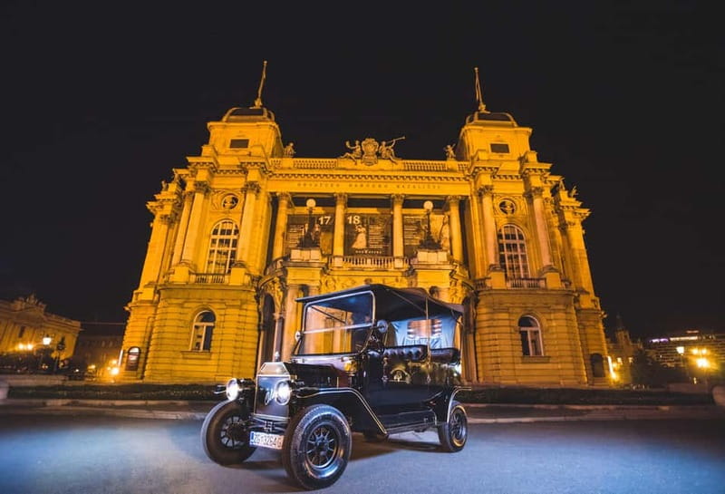 Zagreb: Upper and Lower Towns Guided Tour by Electric Ford - From Ban Jelačić Square to the Model T moment