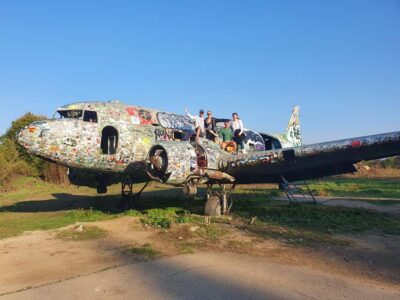 Zeljava Airbase: History and Adventure Tour - Meeting the Douglas C-47 Dakota: the first wow moment