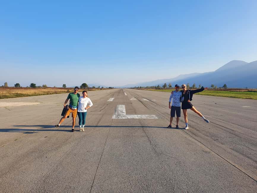 Zeljava Airbase: History and Adventure Tour - The tunnel entrance briefing: flashlights and safety rules before you go dark