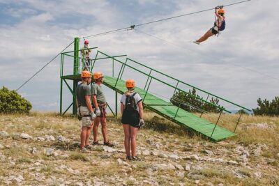Zipline Experience Krk - Eight ziplines plus the finish by wire rope (and a 700-meter wow)
