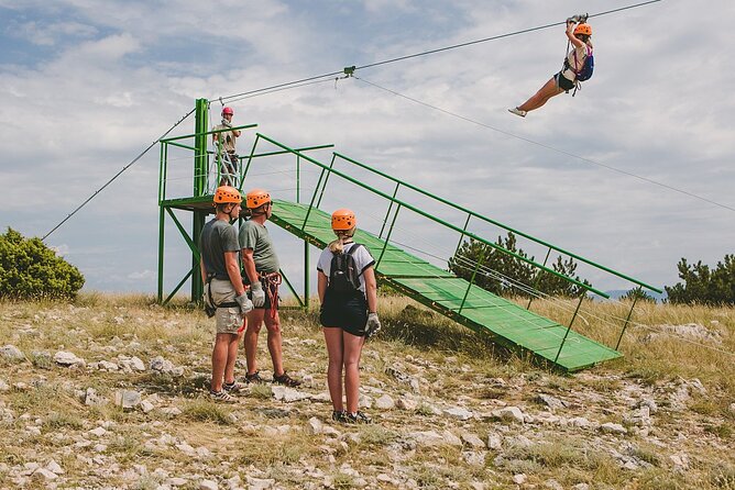 Zipline Experience Krk - Eight ziplines plus the finish by wire rope (and a 700-meter wow)