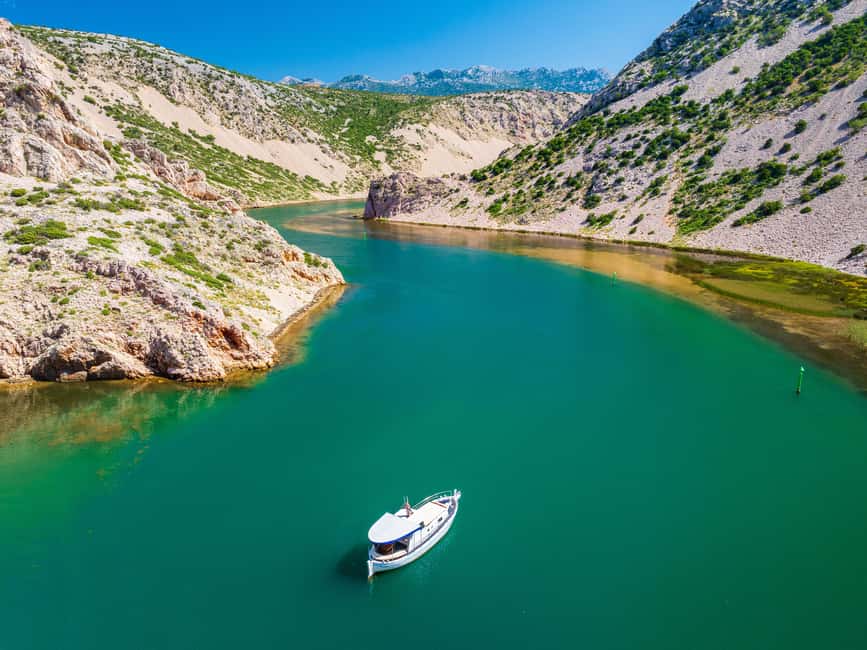 Zrmanja river & 3 Croatian seas boat tour - Lunch at Restaurant Kalada: fish, meat, or pizza plus wine